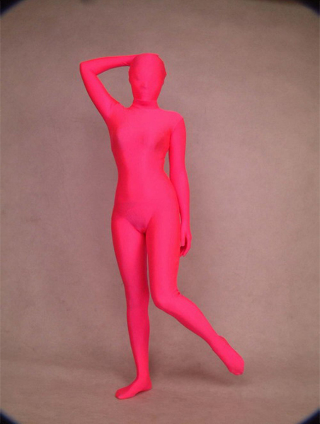Spandex Lycra Unicolor Full Body Zentai Suit - Click Image to Close